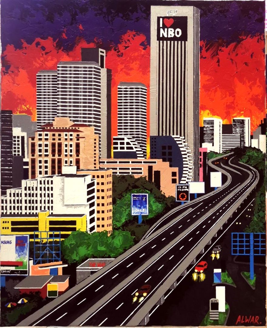 Acrylic Painting: Nairobi Expressway